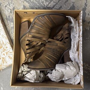 Free People booties Brand new never worn In the box. Size 36 (I am a size 6)